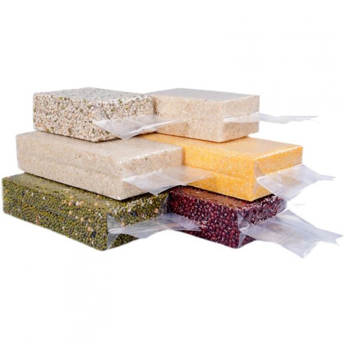 カスタマイズされた透明真空袋 食品産業用用 穀物印刷回利用可能なオフセット表面 2