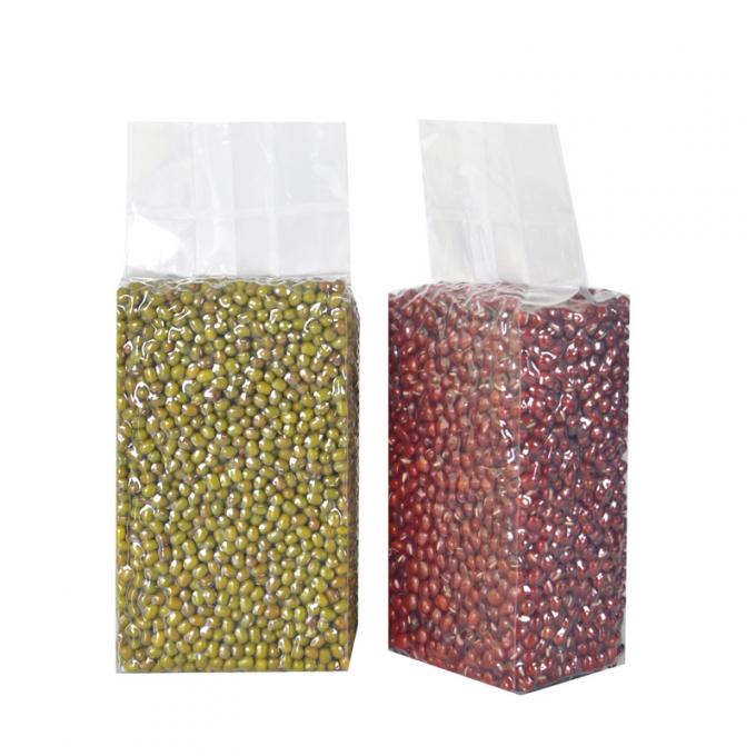 カスタマイズされた透明真空袋 食品産業用用 穀物印刷回利用可能なオフセット表面 1
