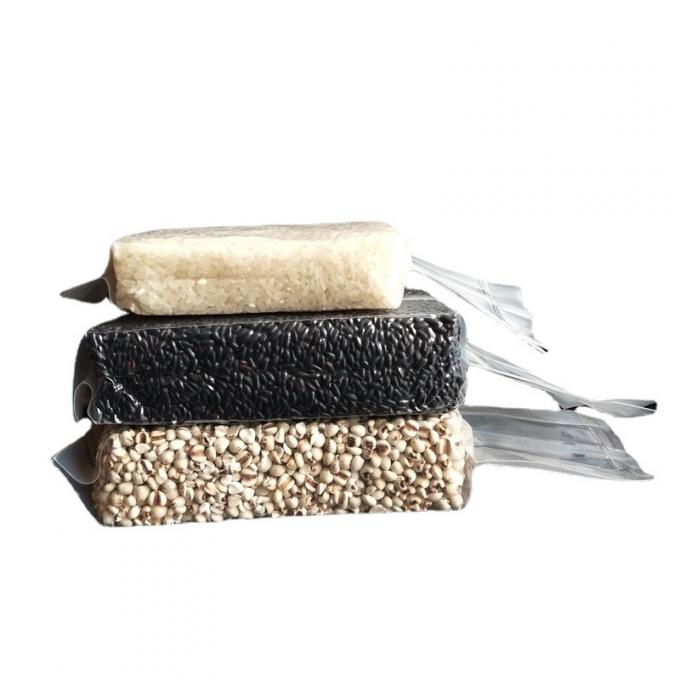 カスタマイズされた透明真空袋 食品産業用用 穀物印刷回利用可能なオフセット表面 3