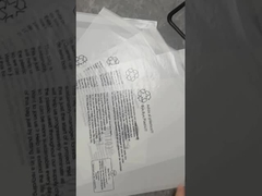 包装用 密封式 3 面 パーソナライズされたガラスの紙袋