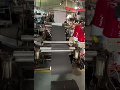 高速コンベアベルトの製造工程見学