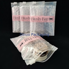 再利用可能な衝撃耐性 PVC 透明  Ziplock  Zipper バブル バッグ カスタム化粧品 化粧品 梱包