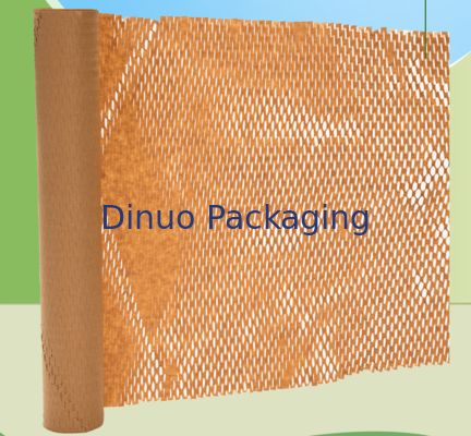 クッション性と衝撃吸収性ハニカムペーパーシートリサイクル可能な紙包装材