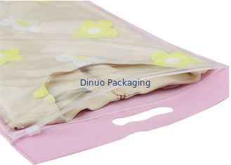 携帯用ハンドルおよびジップロックの閉鎖が付いている衣服のパッケージ プラスチックPPの袋