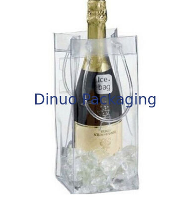 習慣ポリ塩化ビニールの包装袋、ワインのパッキングのための明確なプラスチック クーラーのアイス パック