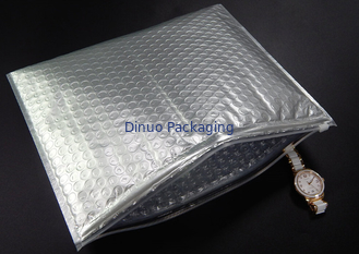 8x12」容器は金属ホイルによってパッドを入れられる封筒の郵便利用者の郵便料金のジッパーのプラスチック・バッグを出荷する海に荷を積みます