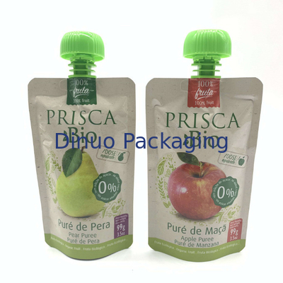 有機性フルーツのピューレの圧搾のベビーフードの口の袋再使用可能なジュースの飲料のDoypack袋