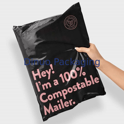 自己のシール100%のCompostable多郵便利用者は衣類のための生物分解性の出荷袋を袋に入れる
