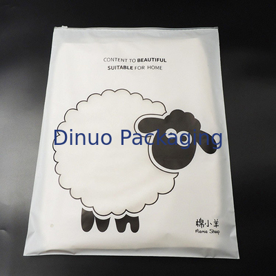リサイクル可能なCPE包装袋CPE/PVC/PEシップロック着物袋 17 X 20cm