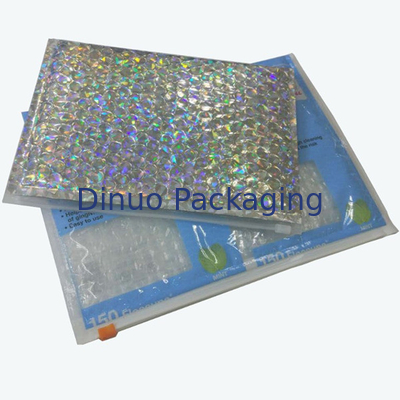 ポリエアジップロック プラスチック オーダーメイド バブル 郵便袋 明るい色 ロゴ付き 充気器