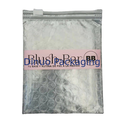 再利用可能な衝撃耐性 PVC 透明  Ziplock  Zipper バブル バッグ カスタム化粧品 化粧品 梱包