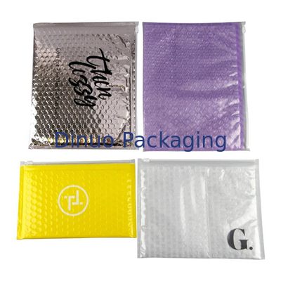 オーダーメイド PVC プラスチック バブル 包帯  Zip Lock ポケット メイク 化粧品  Zipper バブル メイラー