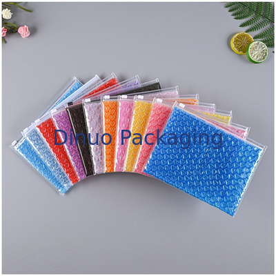 オーダーメイド PVC プラスチック バブル 包帯  Zip Lock ポケット メイク 化粧品  Zipper バブル メイラー