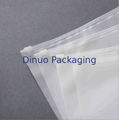 CPE PE 透明つや消しプラスチックジップロックバッグ、リサイクル可能で防塵性能