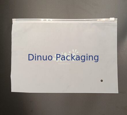 環境に優しい食品安全な再利用可能なCPEつや消しジッパーポーチ衣類書類用収納