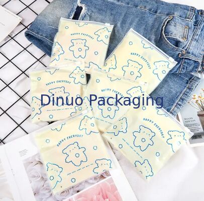 再封可能な防水CPEジッパーバッグ 化粧品 電子アクセサリー用包装プラスチック収納ポーチ