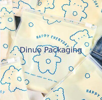 再封可能な防水CPEジッパーバッグ 化粧品 電子アクセサリー用包装プラスチック収納ポーチ