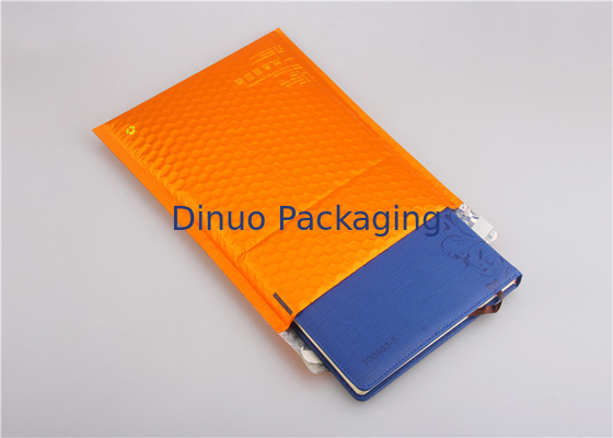 友好的なオレンジ金属パッドを入れられた封筒の注文の泡郵便利用者35x330mmの#H Eco