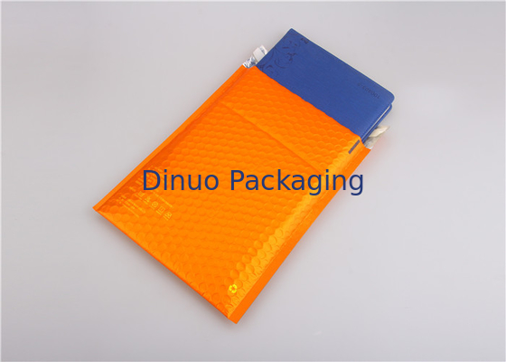 友好的なオレンジ金属パッドを入れられた封筒の注文の泡郵便利用者35x330mmの#H Eco
