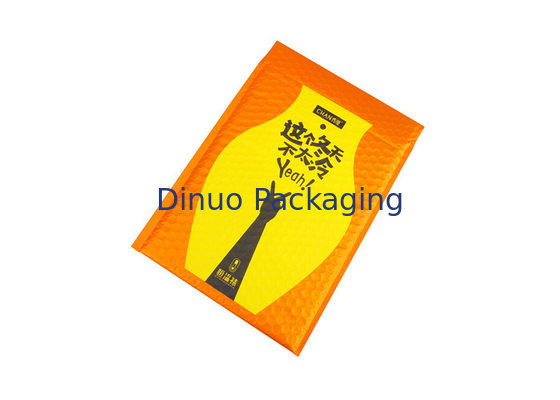 友好的なオレンジ金属パッドを入れられた封筒の注文の泡郵便利用者35x330mmの#H Eco