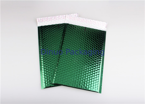 Tearproofの金属泡郵便利用者深緑色色の正方形によってパッドを入れられる封筒