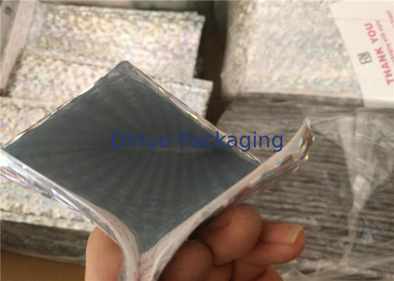 明白な包装のために防止虹色のレーザー光線写真泡郵便利用者袋の湿気