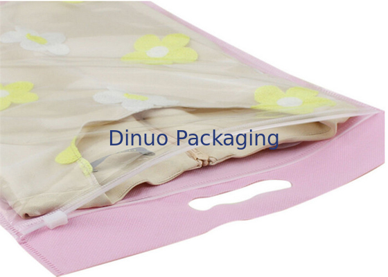 携帯用ハンドルおよびジップロックの閉鎖が付いている衣服のパッケージ プラスチックPPの袋