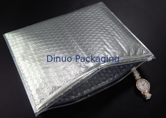 8x12」容器は金属ホイルによってパッドを入れられる封筒の郵便利用者の郵便料金のジッパーのプラスチック・バッグを出荷する海に荷を積みます
