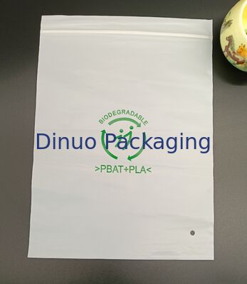 Eco-Friendly PBAT+PLA Biodegradable Resealable Zipper Bag Compostable Strong Seal Storage For Small Item