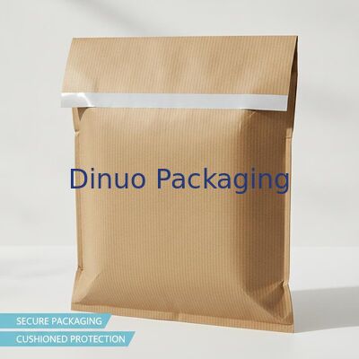 保護とクッション性のある紙製パディングメーラー、強力な粘着ストリップ付き、安全な梱包と配送保護のために設計